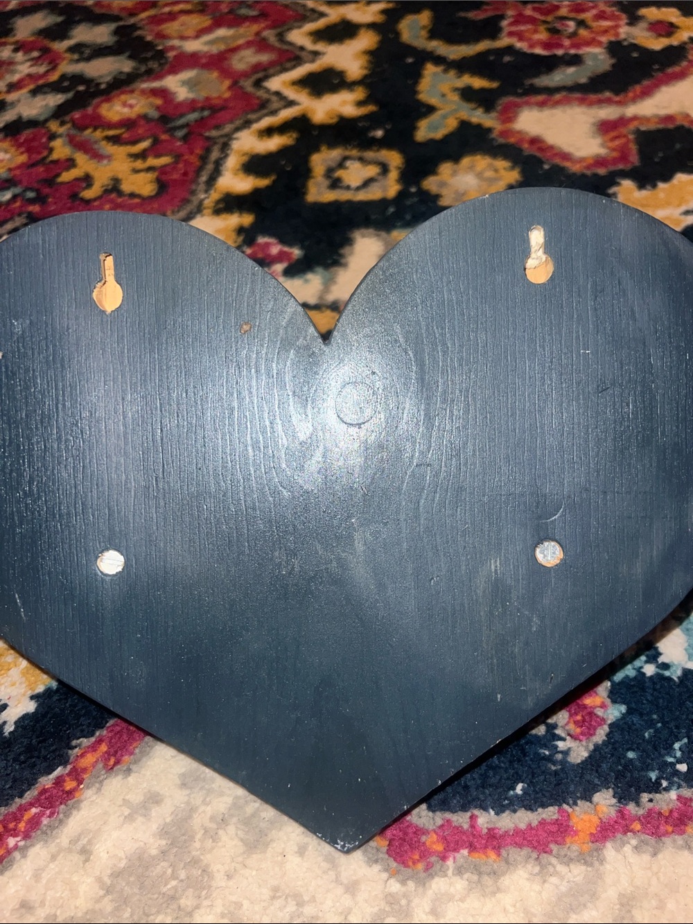 Country blue Heart Wall Shelf - Home Wall Decor - Picture 4 of 5